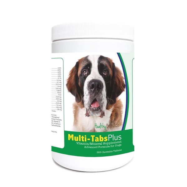Healthy Breeds Saint Bernard Multi-Tabs Plus Chewable Tablets, 365PK 840235122050 - main